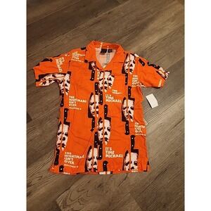 Halloween 2 Michael Myers Mens Sz XS Button Up Shirt All Over Print